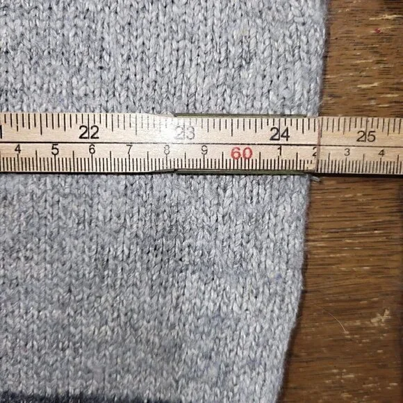 Erika II Collection Womens 2X Black Gray Long Sleeve Top Sweater Angora Blend - Picture 9 of 10